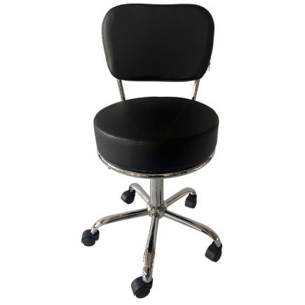 Medi Beauty Salon Stool & Chair Black